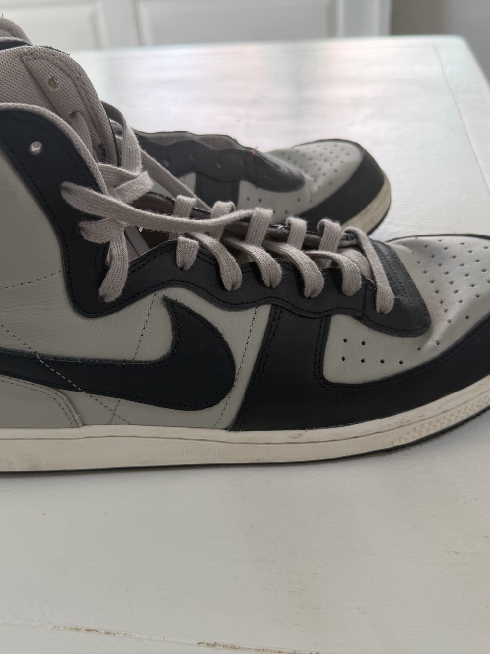 Nike Terminator High Georgetown Granite Grey Obsidian Blue - Picture 2 of 3